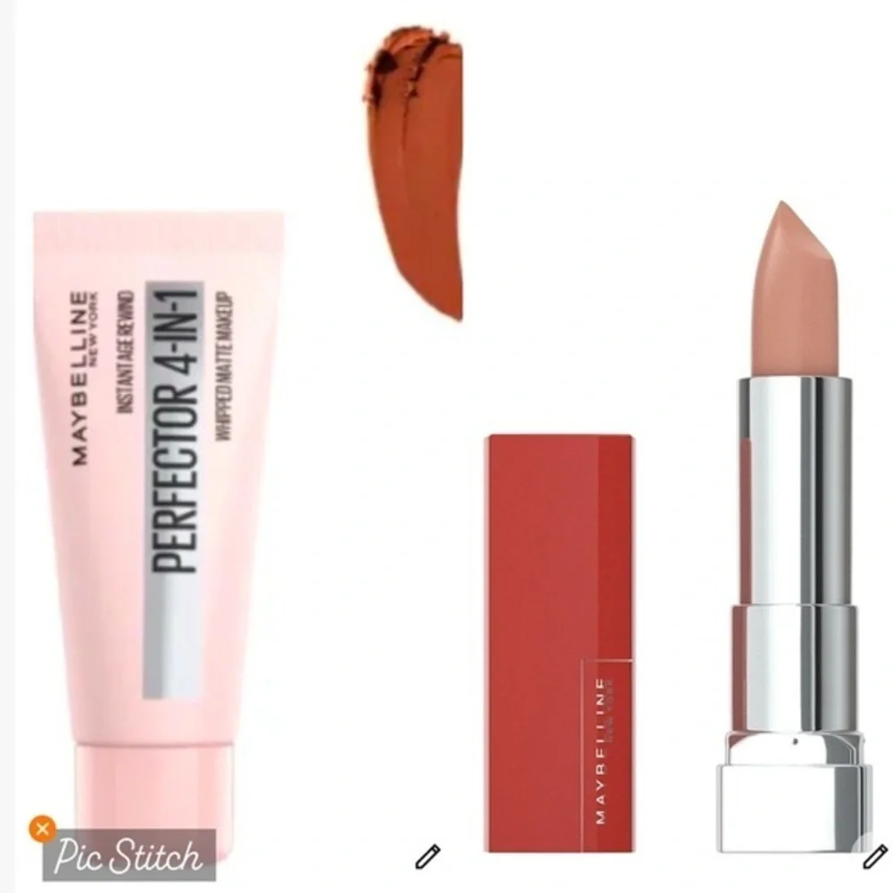Maybelline Perfector 4-IN- 1 & Maybelline Matte Lipstick